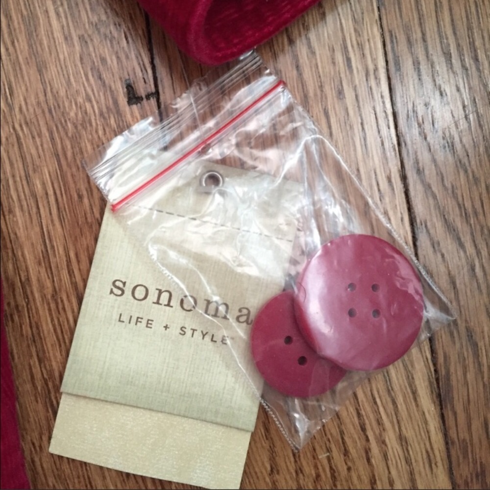 Sonoma Red Corduroy Blazer - Picture 3 of 5